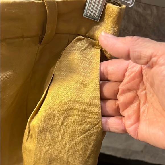 J. Crew high waist bronze colored sateen shorts size 2 - Picture 9 of 13